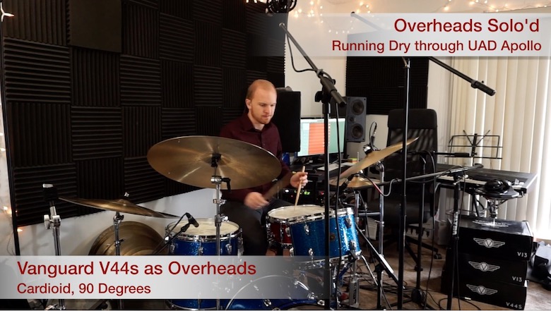 Jazz Drummer Ryan Shaw Demos The Vanguard V13 and V44S