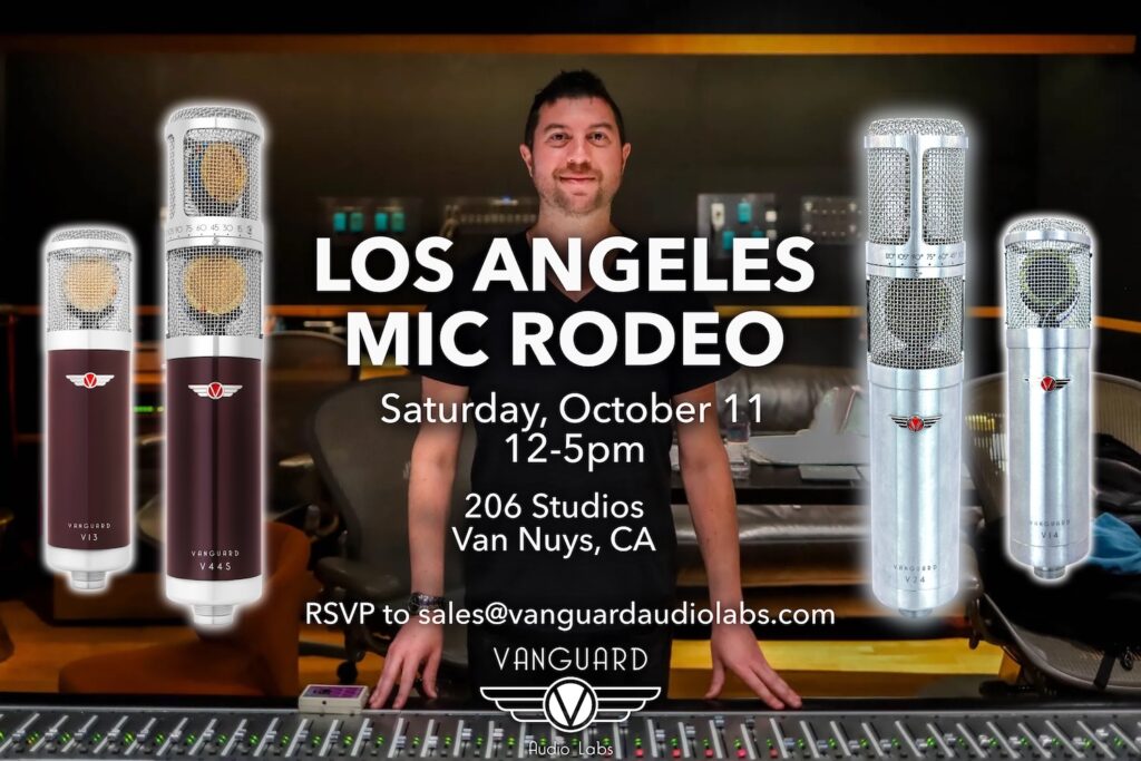 Join us for the Vanguard Mic Rodeo @ 206 Studios